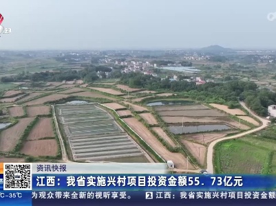 江西：我省实施兴村项目投资金额55.93亿元