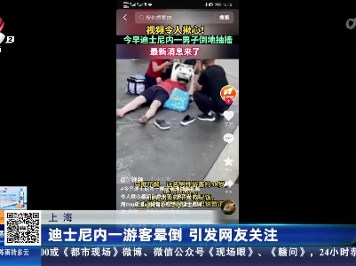 上海：迪士尼内一游客晕倒 引发网友关注