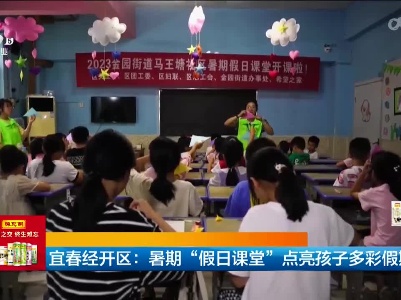 宜春经开区：暑期“假日课堂”点亮孩子多彩假期