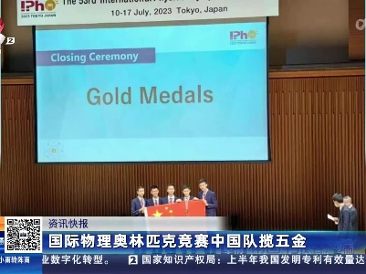 国际物理奥林匹克竞赛中国队揽五金