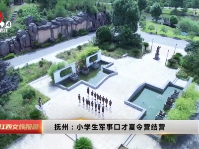 抚州：小学生军事口才夏令营结营