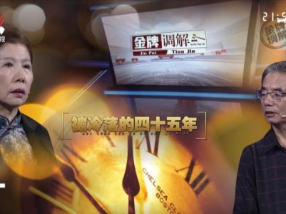 金牌调解20230821 被冷落的四十五年