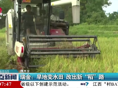 瑞金：旱地变水田 改出新“稻”路