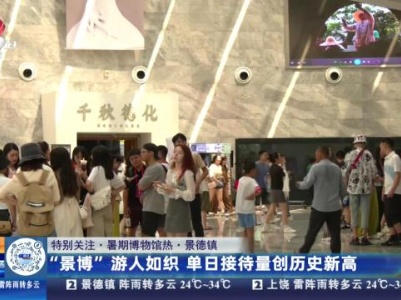【特别关注·暑期博物馆热】景德镇：“景博”游人如织 单日接待量创历史新高