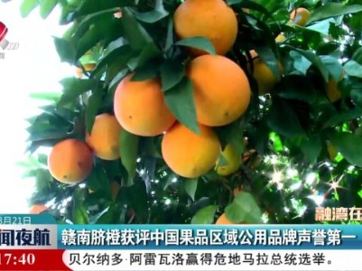 赣南脐橙获评中国果品区域公用品牌声誉第一