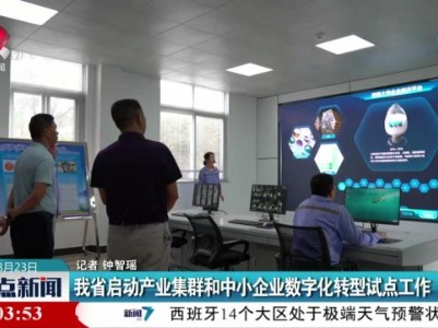 我省启动产业集群和中小企业数字化转型试点工作