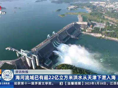 海河流域已有超22亿立方米洪水从天津下泄入海