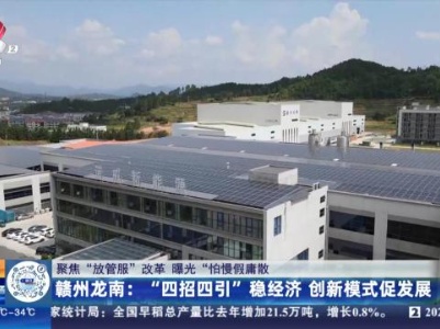 【聚焦“放管服”改革 曝光“怕慢假庸散”】赣州龙南：“四招四引”稳经济 创新模式促发展