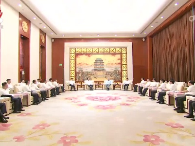 尹弘叶建春会见厦门航空董事长赵东和总经理谢兵一行