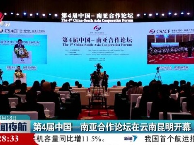 第4届中国—南亚合作论坛在云南昆明开幕