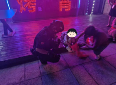 上饶一女孩不慎走失 民警“警”急寻回