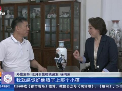 【家有收藏·我和收藏的故事（第二季）】这个猫蝶瓶造型独特 藏友说“出自名家之手”
