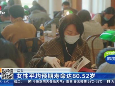 江西：女性平均预期寿命达80.52岁