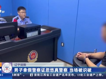 辽宁沈阳：男子拿假警察证忽悠真警察 当场被识破
