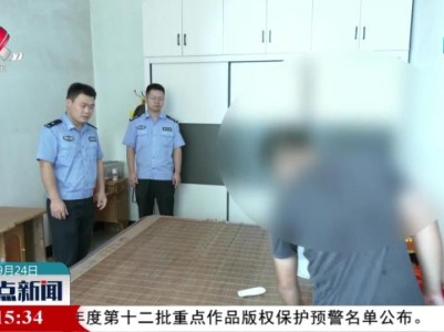 小偷入室盗窃 藏床底睡着被抓