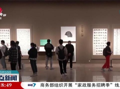 中国美术馆举办“承续：新中国新发现书法主题大展”