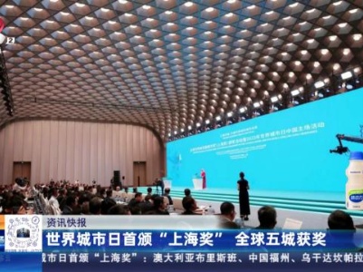 世界城市日首颁“上海奖”全球五城获奖