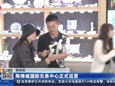景德镇：陶博城国际交易中心正式运营