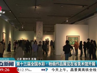 第十三届全国水彩·粉画作品展览在省美术馆开展
