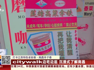 【打卡江西特色老街巷】南昌羊子巷：citywalk边吃边逛 沉浸式了解南昌