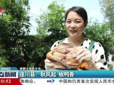 【赣鄱大地喜丰收】遂川县：秋风起 板鸭香