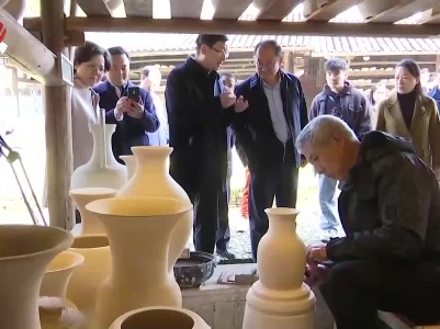 文化和旅游部调研组在景德镇市调研