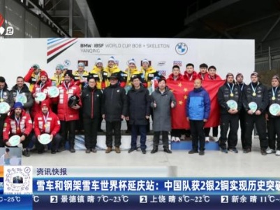 雪车和钢架雪车世界杯延庆站：中国队获2银2铜实现历史突破