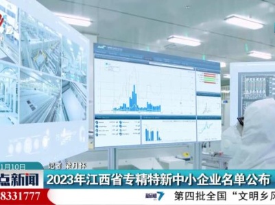 2023年江西省专精特新中小企业名单公布