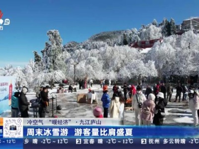 【冷空气“暖经济”】九江庐山：周末冰雪游 游客量比肩盛夏