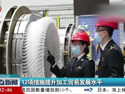 商务部：12项措施提升加工贸易发展水平