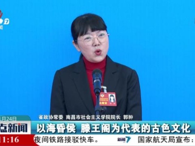 【省政协十三届二次会议举办第二场委员通道】郭翀：以文化为媒 让南昌从“网红”变“长红”