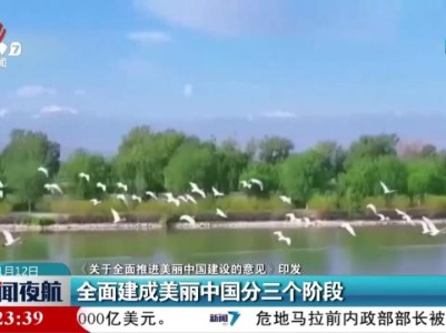 【《关于全面推进美丽中国建设的意见》印发】全面建成美丽中国分三个阶段