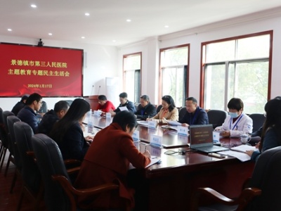 景德镇市第三人民医院召开主题教育专题民主生活会