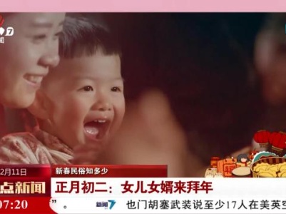 【新春民俗知多少】正月初二：女儿女婿来拜年