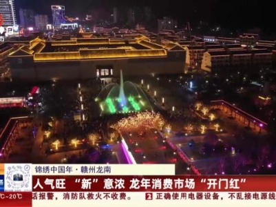 【锦绣中国年】赣州龙南：人气旺“新”意浓 龙年消费市场“开门红”