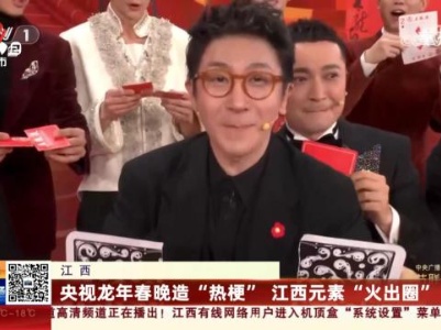 江西：央视龙年春晚造“热梗” 江西元素“火出圈”