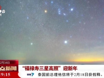 “福禄寿三星高照”迎新年