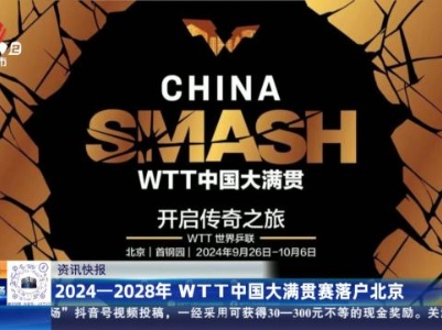 2024—2028年 WTT中国大满贯落户北京