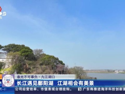 【春光不可辜负】九江湖口：长江遇见鄱阳湖 江湖相会有美景
