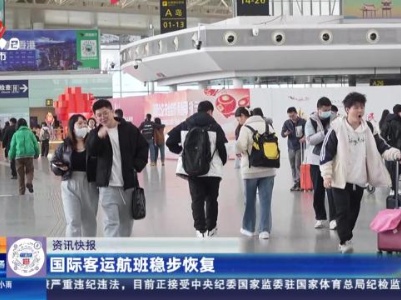 国际客运航班稳步恢复