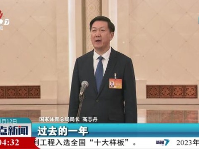 【聚焦两会·部长通道】高志丹：体育强国建设正走在路上