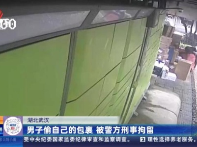 湖北武汉：男子偷自己的包裹 被警方刑事拘留
