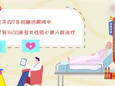 健康提醒——久坐增加女性心衰风险