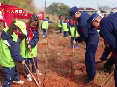 植绿护绿 种下春天的希望