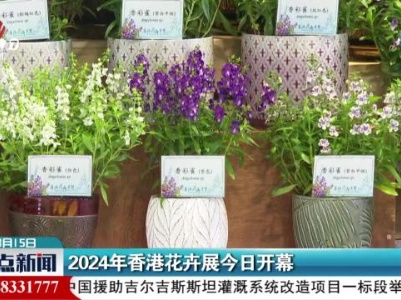 2024年香港花卉展今日开幕