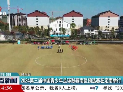 2024第三届中国青少年足球联赛南区预选赛在定南举行