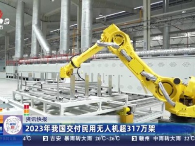 2023年我国交付民用无人机超317万架