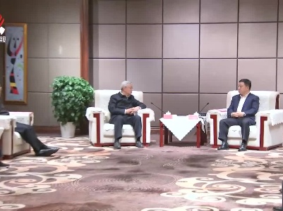 叶建春吴忠琼与中国科学院院长侯建国举行工作会谈