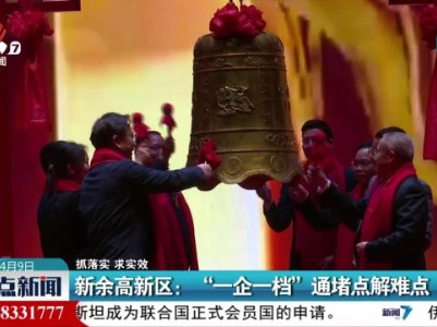 【抓落实 求实效】新余高新区：“一企一档”通堵点解难点