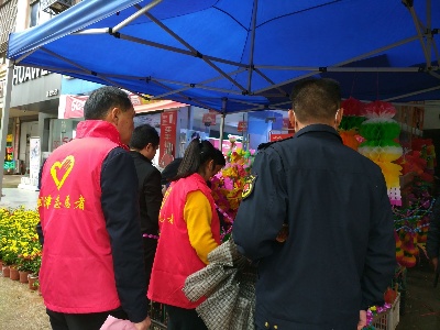 虬津镇开展2021年清明节文明祭扫集中整治宣传活动